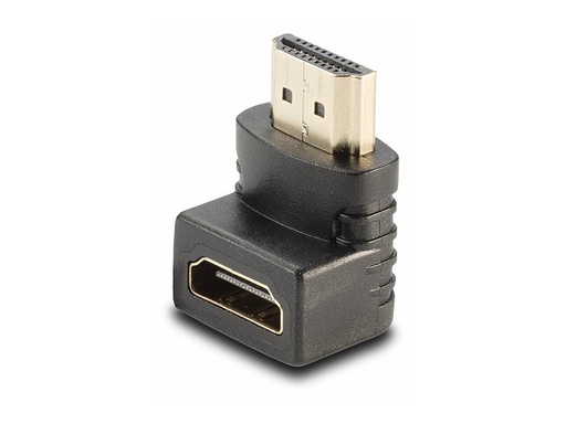 [LINAVI41085] Adaptateur HDMI femelle vers HDMI m le coudé à 90 dégrés vers le bas