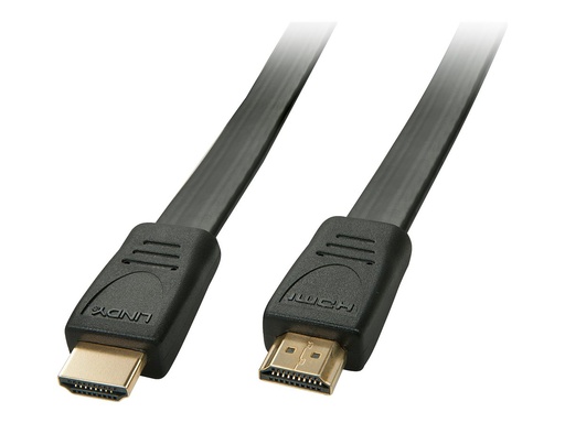[2910427] LINDY HDMI HighSpeed Flat Cable 0.5m