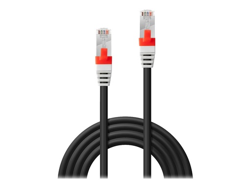 [LINCAB45369] C ble réseau Noir Cat.6A S/FTP LSZH, 15m