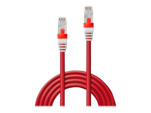 [LINCAB45393] LINDY S/FTP Cat.6A Cable Red 30m