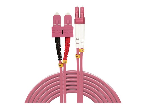 [LINCAB46363] Fibre Optique Duplex LC/SC OM4, 5m