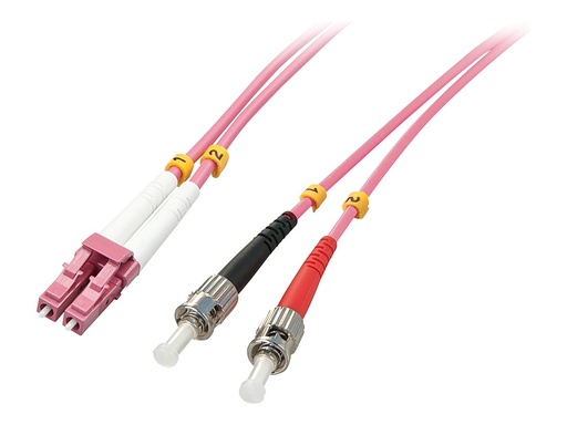 [LINCAB46354] Fibre Optique Duplex LC/ST OM4, 10m