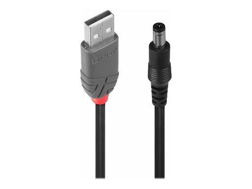 [LINCAB70268] C ble USB 2.0 Type A vers DC 5.5mm/2.1mm, 1.5m
