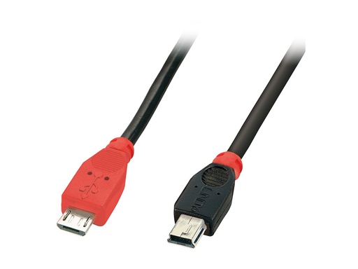 [2911009] LINDY USB 2.0 Cable Type Micro-B/Mini-B