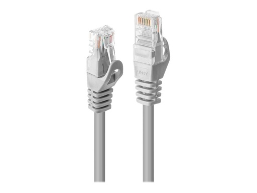 [LINCAB48406] C ble réseau par 50 pièces Gris Cat.5e U/UTP, 1m