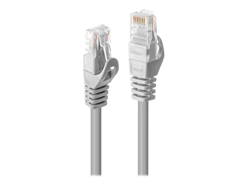 [LINCAB48402] C ble réseau Gris Cat.5e U/UTP, 2m