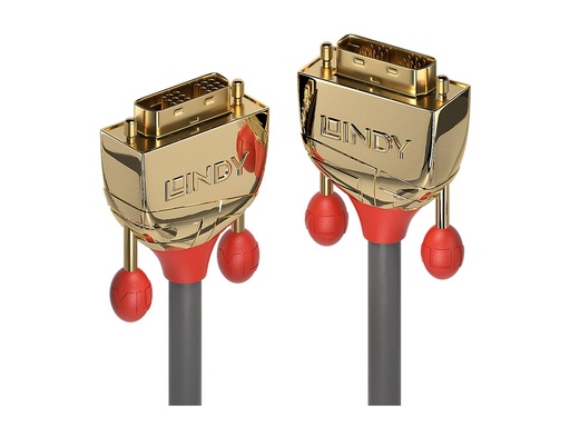 [2922725] LINDY 15m Gold DVI-D SLD Single Link