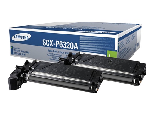 [2938932] SAMSUNG SCX-P6320A/ELS 2-pack Black