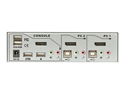 [LINAVI39304] Switch KVM DisplayPort 1.2, USB 2.0 & audio, 2 ports