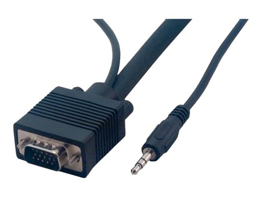 [2967851] MCL - Câble SVGA + Jack 3.5mm mâle