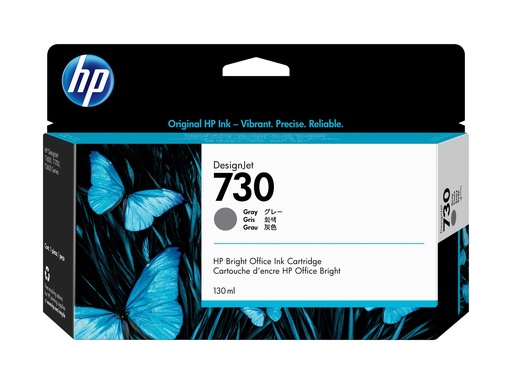 [2969115] HP 730 130 ml Gray Ink Cartridge