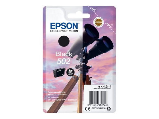 [EPST02V140] EPSON Cartouche Encre Jumelle 502 Noir 4,6ml