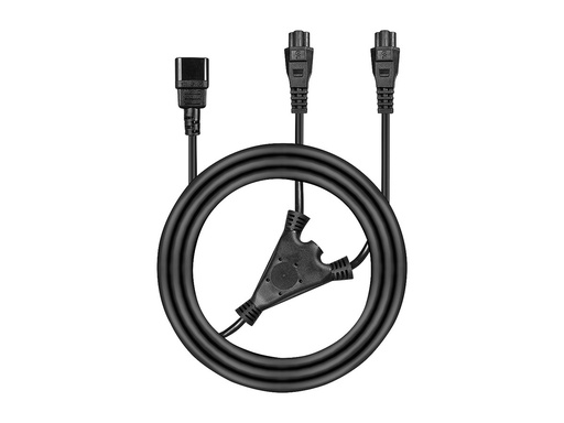 [3012229] LINDY 2.5m IEC C14 to 2xIEC C5 Splitter
