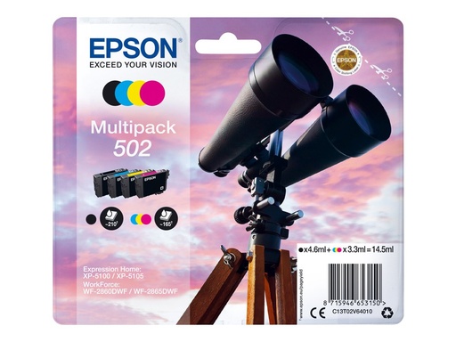[3017381] EPSON 1LB Multipack 4-colours 502 w/s