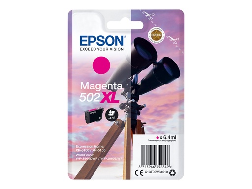 [3017384] EPSON 1LB Singlepack Magenta 502XL w/s