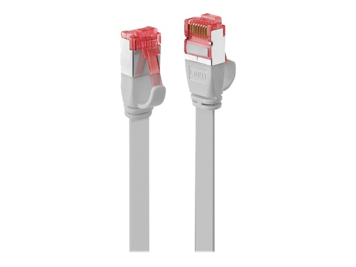 [LINCAB47553] C ble réseau Plat Gris Cat.6A U/FTP, 3m