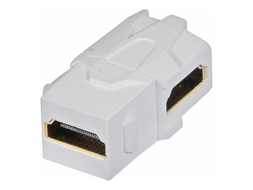[LINACC60490] Module Keystone double femelle HDMI coudé, pour bo te murale