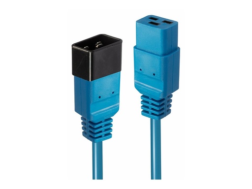 [LINCAB30122] Rallonge IEC 3m, bleu