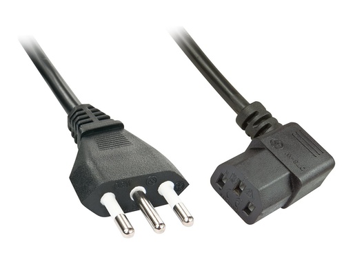 [LINCAB30346] C ble SECTEU italien IEC coudé, 2m