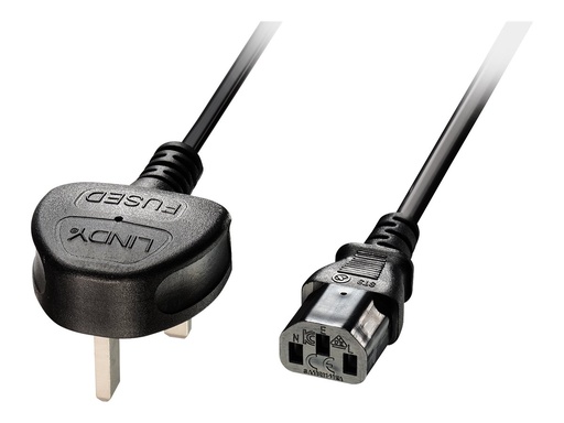 [LINCAB30434] Cordon SECTEU UK vers IEC C13, 3m