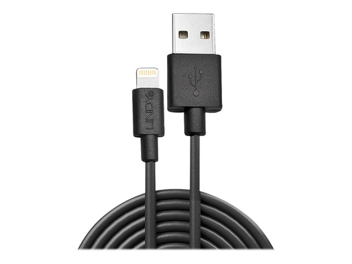 [LINCAB31322] C ble USB Type A vers Lightning, noir, 3m