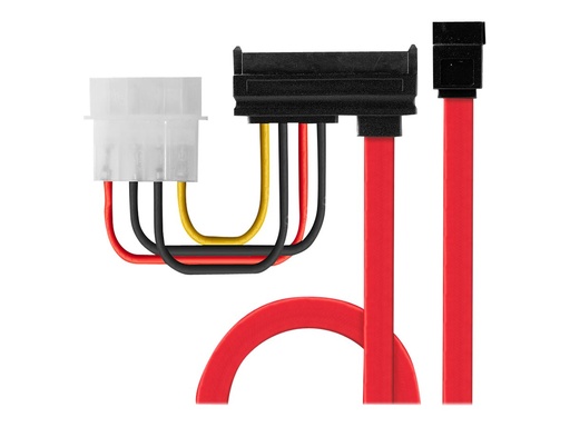 [LINCAB33364] C ble SATA interne + alimentation (5V), 0.3m