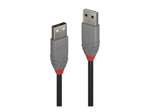 [LINCAB36694] C ble USB 2.0 type A/A, Anthra Line, 3m