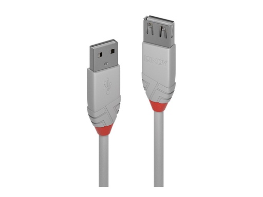 [LINCAB36715] Rallonge USB 2.0 type A, Anthra Line, Gris, 5m