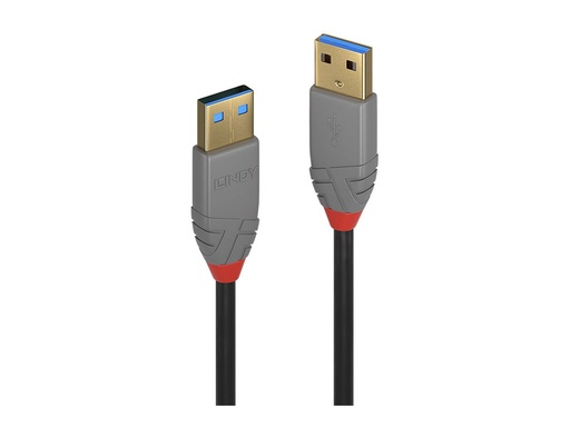 [LINCAB36750] C ble USB 3.2 type A vers A, 5Gbit/s, Anthra Line, 0.5m