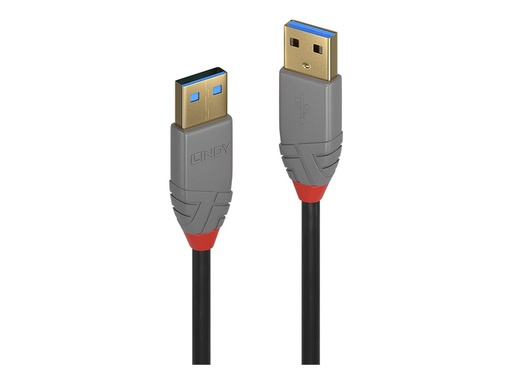 [LINCAB36753] C ble USB 3.2 type A vers A, 5Gbit/s, Anthra Line, 3m