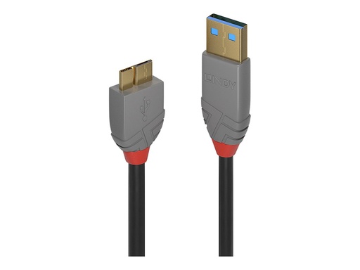[LINCAB36767] C ble USB 3.2 Type A vers Micro-B, 5Gbit/s, Anthra Line, 2m