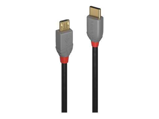 [LINCAB36891] C ble USB 2.0 Type C vers Micro-B, Anthra Line, 1m
