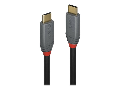 [LINCAB36901] C ble USB 3.2 type C vers C, 20Gbit/s, 5A, PD, Anthra Line, 1m