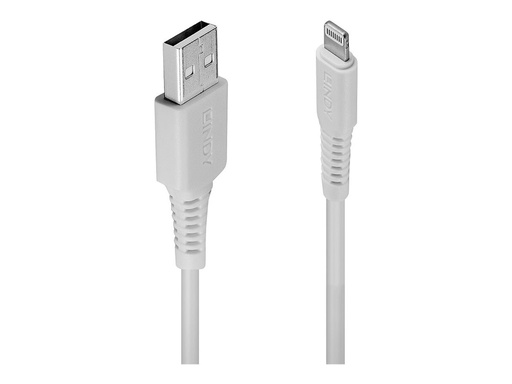 [3024384] LINDY 3m USB to Lightning Cable white