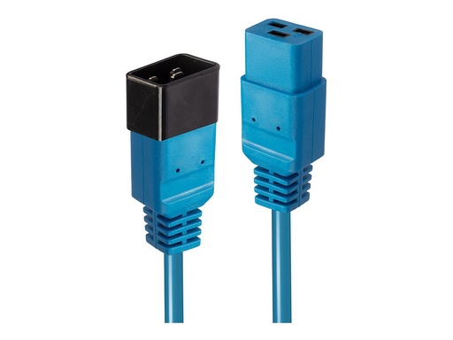 [LINCAB30121] Rallonge IEC 2m, bleu