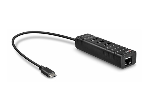 [LINUSB43249] Convertisseur Hub USB 3.1 type C & Ethernet Gigabit
