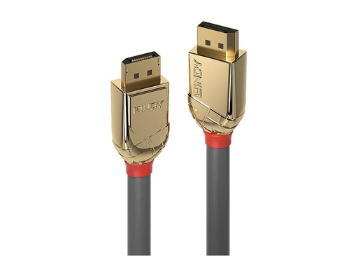 [LINCAB36291] C ble DisplayPort 1.4, Gold Line, 1m