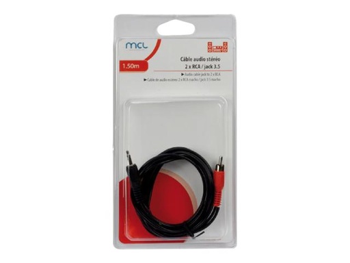 [3067094] MCL CABLE AUDIO STEREO 2 x RCA MALE (P)