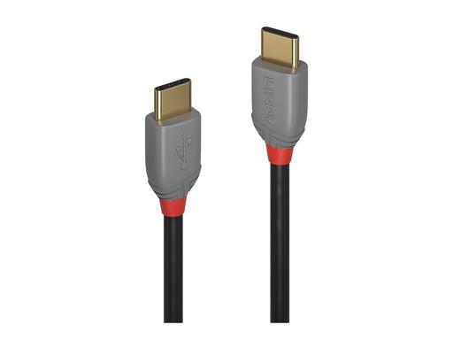 [LINCAB36871] C ble USB 2.0 Type C, 3A, Anthra Line, 1m