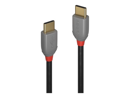 [LINCAB36872] C ble USB 2.0 Type C m le/m le, 3A, Anthra Line, 2m