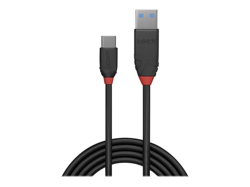 [LINCAB36915] C ble USB 3.2 Type A vers C, 10Gbit/s,  Black Line, 0.5m