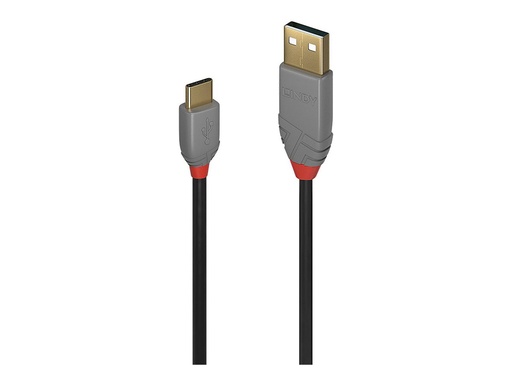 [LINCAB36885] C ble USB 2.0 Type A vers C, Anthra Line, 0.5m