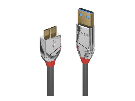 [3116370] LINDY 0.5m USB 3.0 A/Micro-B Cable Cromo