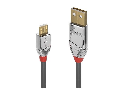 [LINCAB36651] C ble USB 2.0 Type A vers Micro-B, Cromo Line, 1m