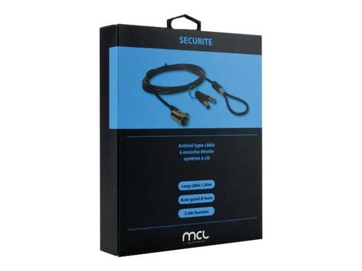 [3130108] MCL Antivol type câble à encoche étroite