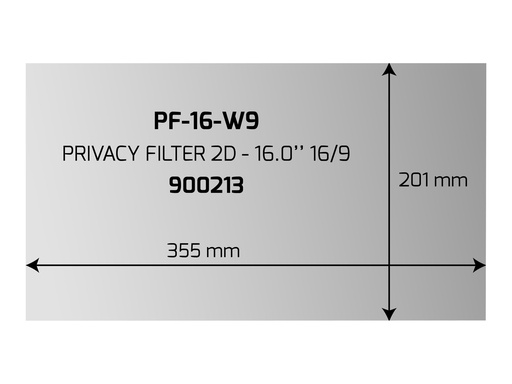[3138096] PORT DESIGNS PRIVACY FILTER 2D 16p