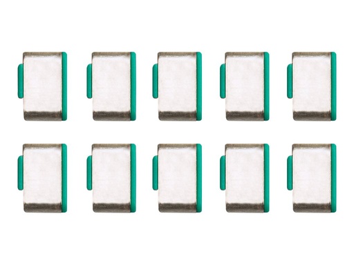 [LINACC40438] Bloqueurs de port USB Type C, vert, 10 pièces