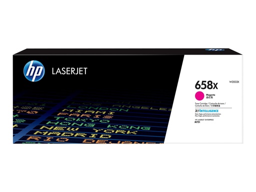 [3423002] HP 658X Magenta LaserJet Toner Cartridge