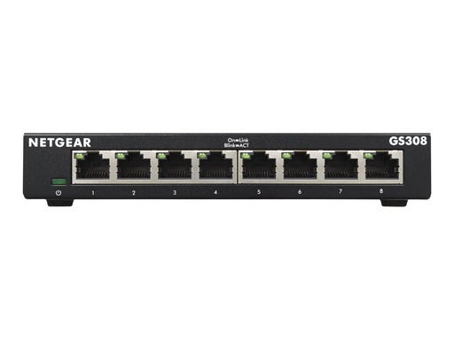[NETGS308-300PES] NETGEAR 8PT Gigabit Ethernet Unmanaged