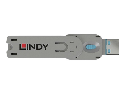 [LINACC40622] Clé pour bloqueur de port USB type A, bleu